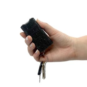 Streetwise Rhinestun Keychain Stun Gun (Color: Pink)
